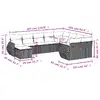 VidaXL 3254200 10-предметный комплект уличной мебели Photo 3