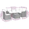 Уличная скамья VidaXL 3251320 — ротанг, закалённое стекло Photo 3