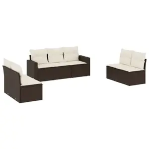Комплект уличной мебели VidaXL 3218833, 8 предметов для террасы