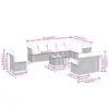 VidaXL 3217813 — 11 предметов уличной мебели Photo 7
