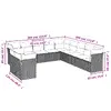 VidaXL 3217893 — 12‑предметный набор уличной мебели Photo 6