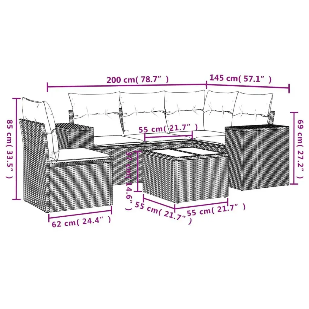 Набор уличной мебели VidaXL 3222582 Photo 3