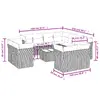 VidaXL 3218523 уличный комплект мебели — 12 предметов Photo 3
