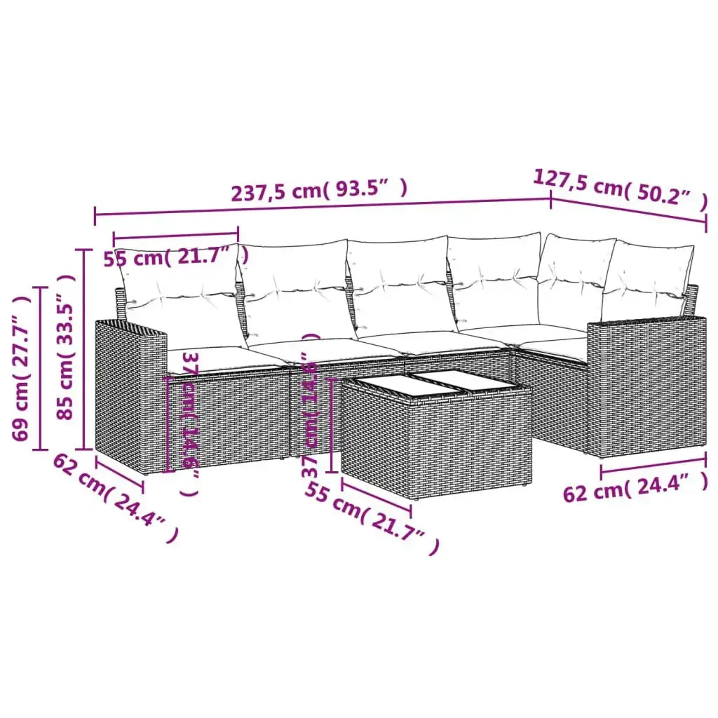 Outdoor furniture set VidaXL 3218933 Photo 3