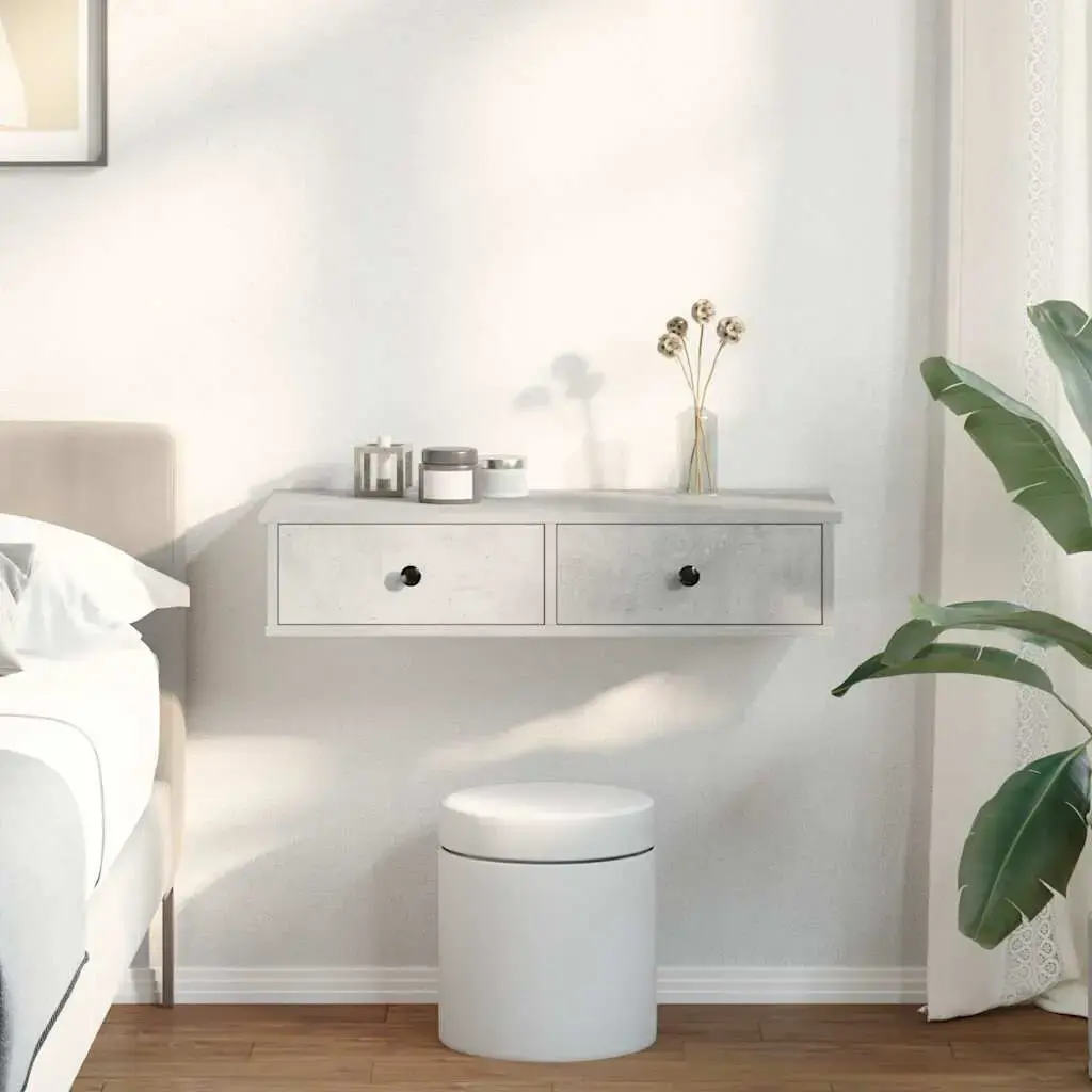Shelf VidaXL 859953 — wood grey 800×310×170 mm Photo 3