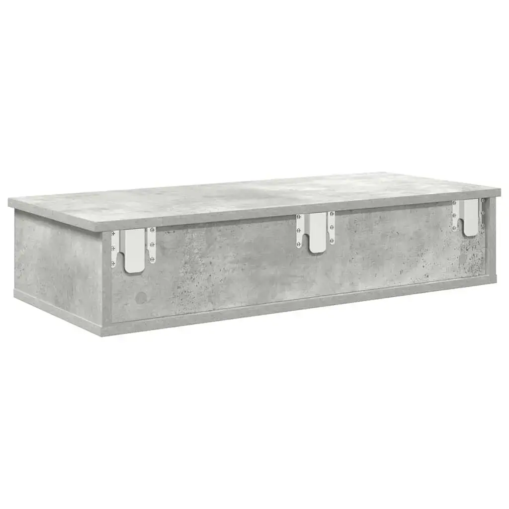 Shelf VidaXL 859953 — wood grey 800×310×170 mm Photo 6