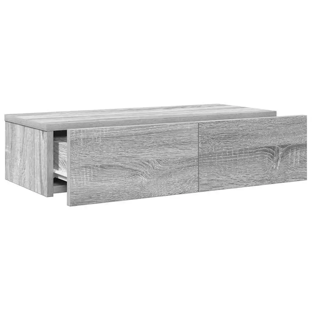 Полка VidaXL 859973 — Дерево серый 600×265×150 мм Photo 7