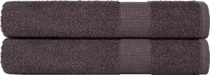 Towel set for sauna VidaXL 2 pcs anthracite 80x200 cm 100% cotton