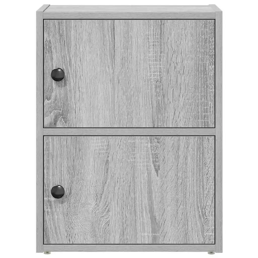 Bookcase VidaXL 860360 – wood, grey-oak, 400×240×520 mm Photo 4