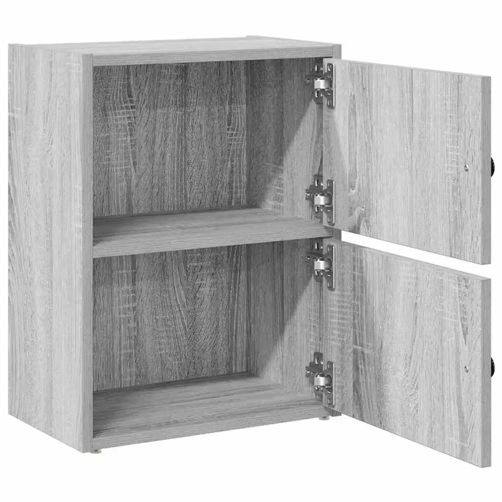 Bookcase VidaXL 860360 – wood, grey-oak, 400×240×520 mm Photo 5