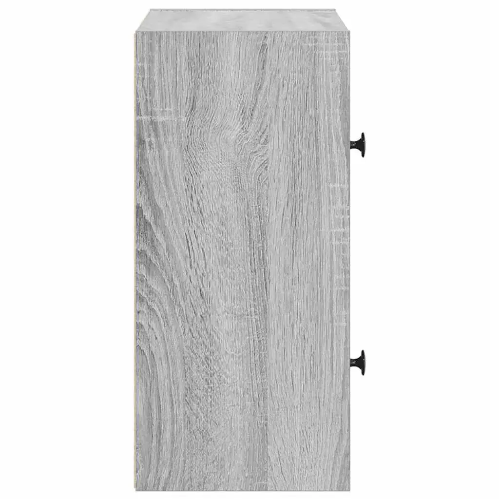 Bookcase VidaXL 860360 – wood, grey-oak, 400×240×520 mm Photo 6