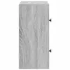 Bookcase VidaXL 860360 – wood, grey-oak, 400×240×520 mm Photo 6