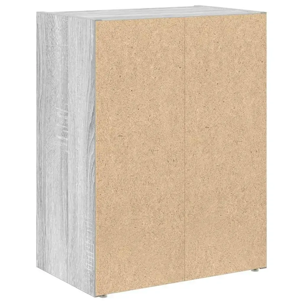Bookcase VidaXL 860360 – wood, grey-oak, 400×240×520 mm Photo 7