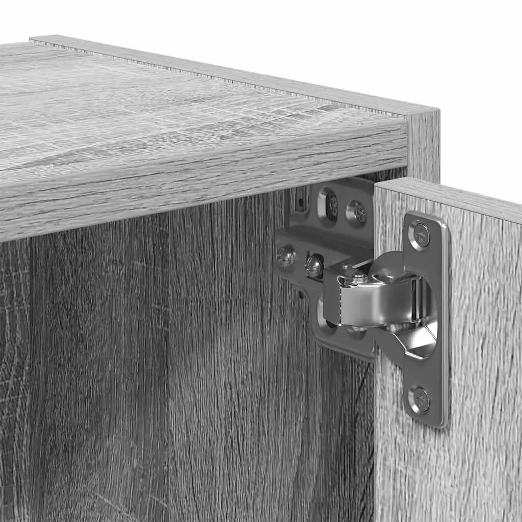 Bookcase VidaXL 860360 – wood, grey-oak, 400×240×520 mm Photo 9