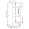 Книжный шкаф VidaXL 860277 Photo 9