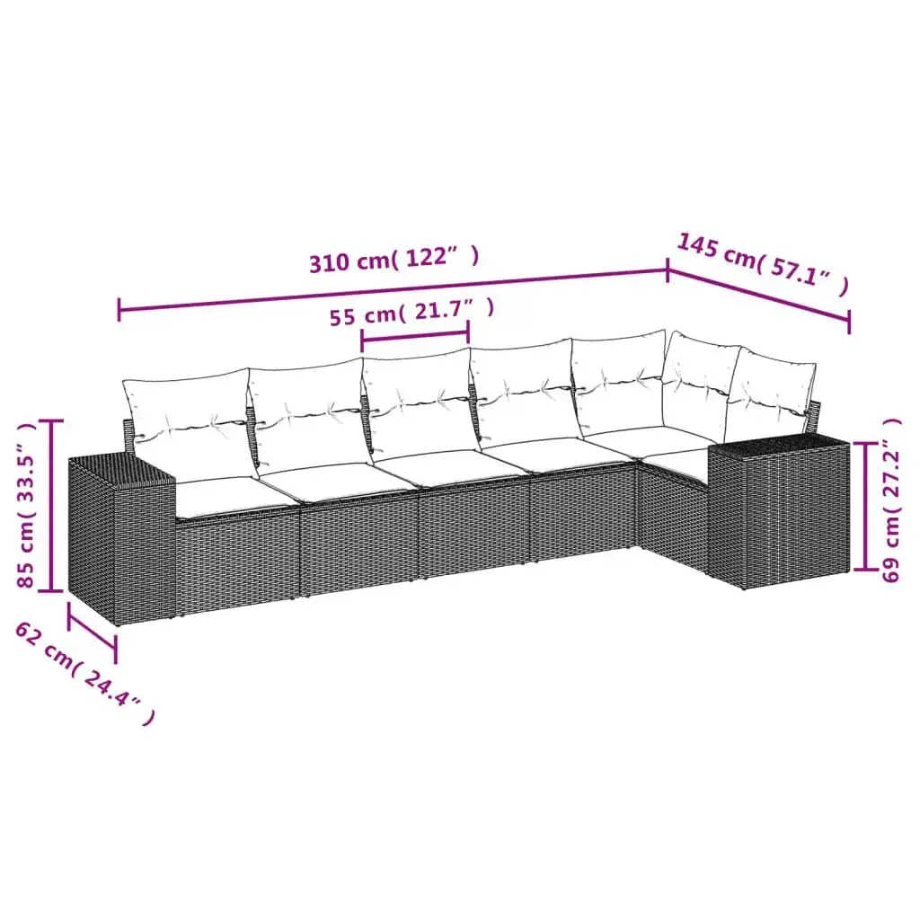 Outdoor furniture set VidaXL 3254930 Photo 3