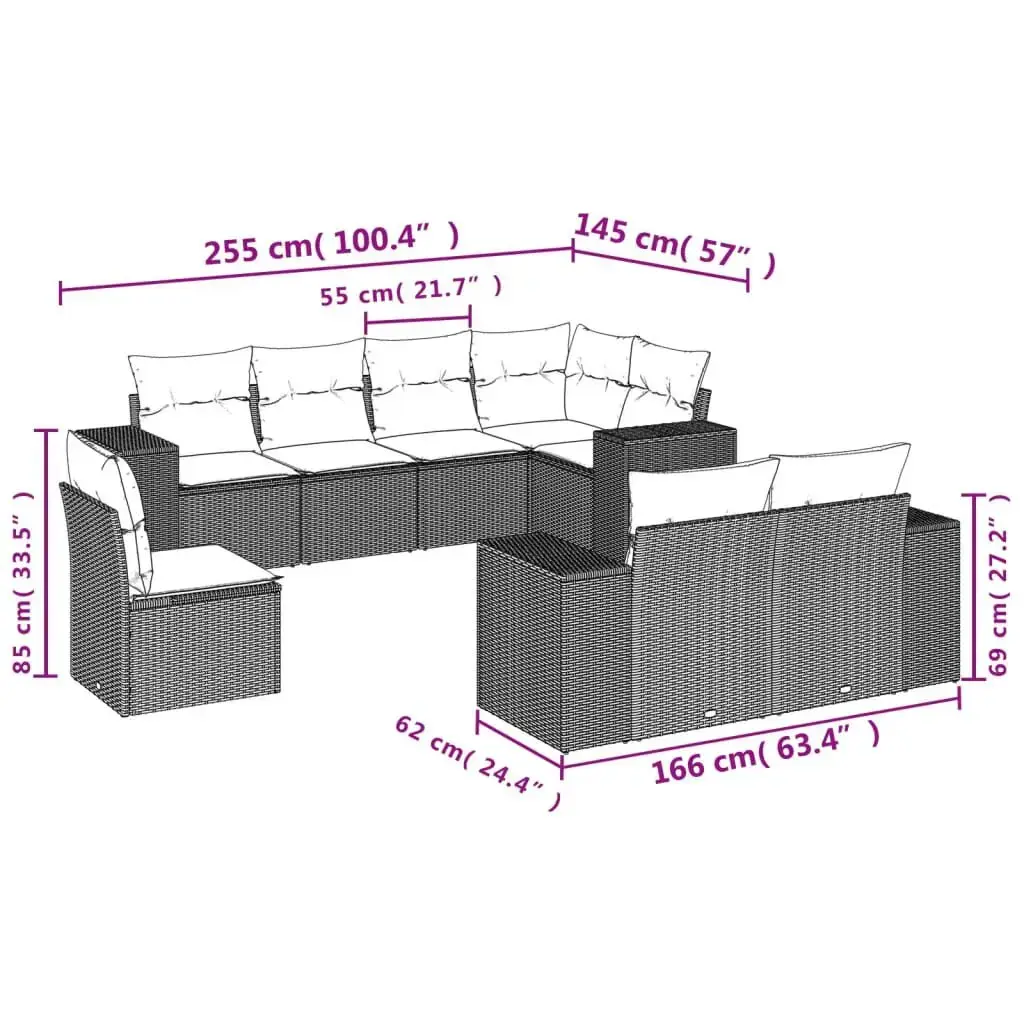 VidaXL outdoor furniture set 3222842 Photo 7