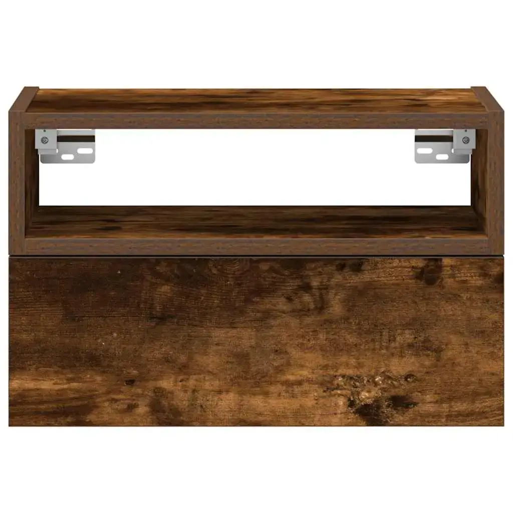 VidaXL 858605 nightstand oak, 1 drawer Photo 4