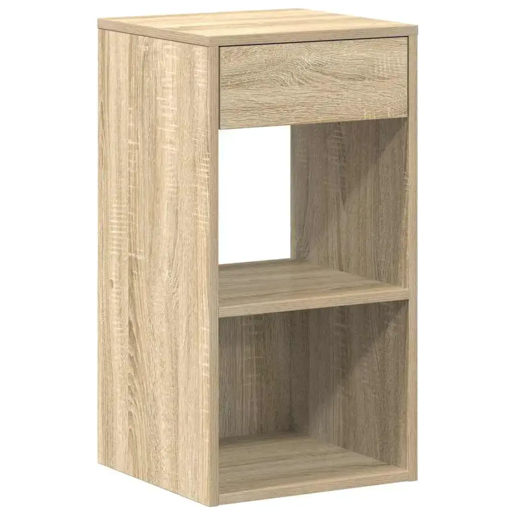 VidaXL nightstand 858718 Oak 1 drawer Photo 5