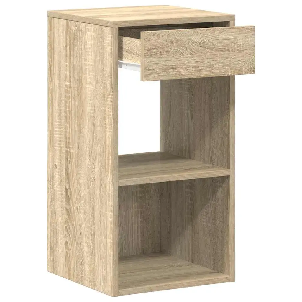 VidaXL nightstand 858718 Oak 1 drawer Photo 6