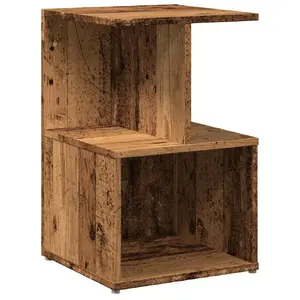 Тумба прикроватная VidaXL 856530 Wood, деревянная, 350×350×550 мм, нагрузка столешницы 60 кг