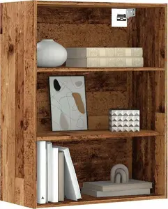 Sienas skapītis VidaXL modelis 857045 no vecas koksnes, 69,5x32,5x90 cm