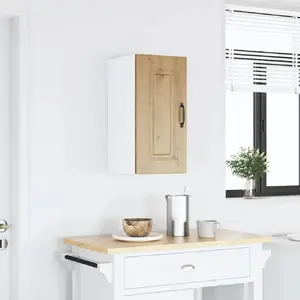 Навесной кухонный шкаф VidaXL Kalmar, цвет дуб artisan – кухонная мебель, бренд VidaXL