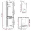 Virtuves/ēdamistabas skapis VidaXL 3314781 Photo 10