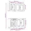 Kitchen/dining storage cabinet VidaXL 3314851 Photo 9