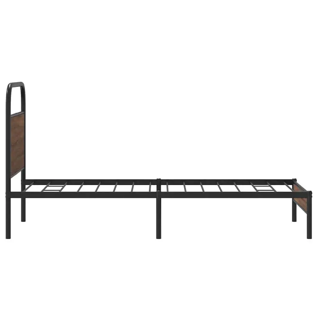 Каркас кровати VidaXL 4100459 дуб 105x207 см Photo 6