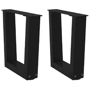 Table part VidaXL 4012600, metal, black, indoor, width 313 mm, height 300 mm
