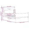 Каркас кровати VidaXL 4106974 Photo 10