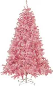 Shumee Farnham Artificial Christmas Tree with Stand Pink