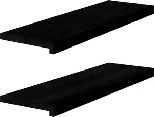 Wooden Stair Treads VidaXL 3283803 — 2 pcs, Oak Solid Wood, 80x30x2 cm, Brown