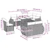 VidaXL набор уличной мебели 3268673 — 9 предметов Photo 10