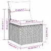 VidaXL набор уличной мебели 3268673 — 9 предметов Photo 11