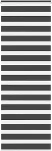 Roller zebra blind VidaXL model 4014256 black fabric width 70.9 cm polyester