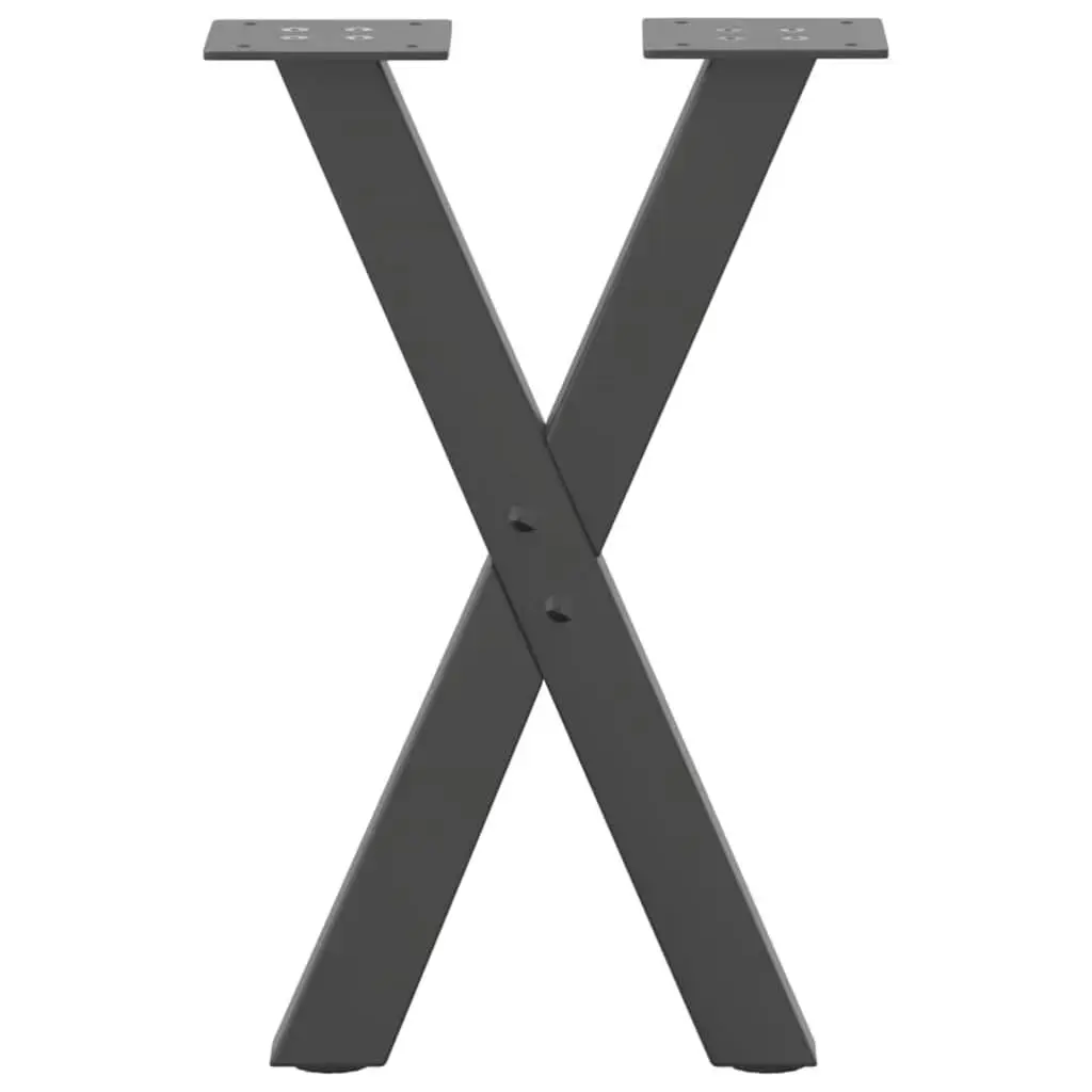 Запчасть для стола VidaXL 4012890 — металл, антрацит Photo 5