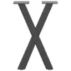 Запчасть для стола VidaXL 4012890 — металл, антрацит Photo 5