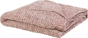 Плед Beliani HAIFA розовый 150 x 200 см, мягкий плед