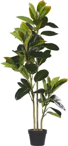 Искусственное растение в горшке Beliani FICUS 134 см — декоративный фикус для интерьера