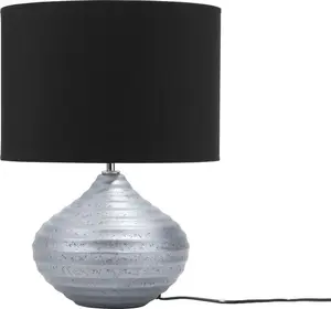 Table lamp Beliani KUBAN silver - compact decorative table light