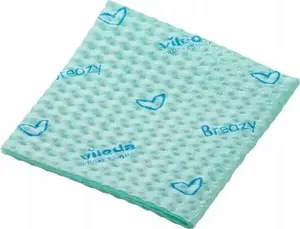 VILEDA vienreizējās tīrīšanas lupatiņas NewBreazy 25 gab., 35×35 cm, zaļas