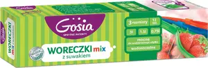 Politan Gosia zipper bags Gosia mix, pack of 12 – reusable food storage pouches