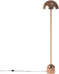 Grīdas lampa Beliani MACASIA metāla vara tonī – stāvoša lampa, modelis 226837