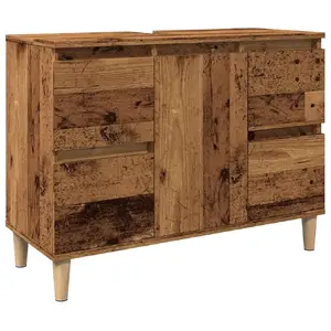 Тумба для раковины VidaXL 857126 цвет wood, 1 шт.