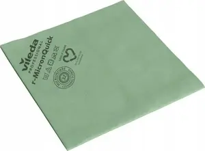Микроволоконная тряпка VILEDA r-Micron Quick зелёная (170633) — многоразовая