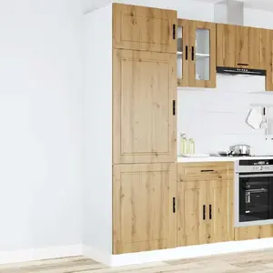 Кухонный шкаф VidaXL Porto, отделка «дуб artisan», из древесностружечной плиты, модель 854116