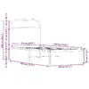 VidaXL 3318630 каркас кровати дуб 180x200 см Photo 9