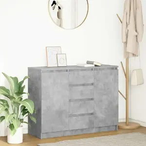Chest of Drawers VidaXL model 3328447 in Concrete Grey, glued wood construction